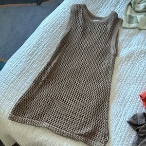 TNA Crochet Brown Coverup